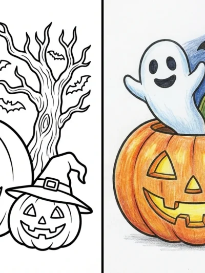 Halloween Pumpkins coloring pages