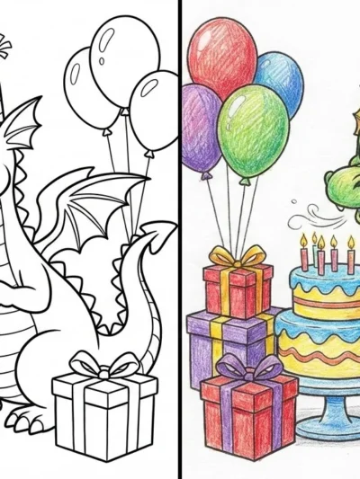 Happy Birthday coloring pages