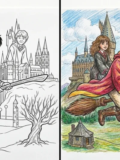Harry Potter coloring pages