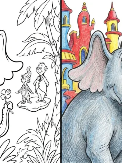 Horton Hears A Who coloring pages