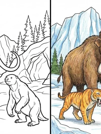 Ice Age coloring pages