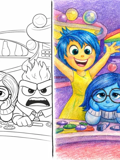 Inside Out coloring pages