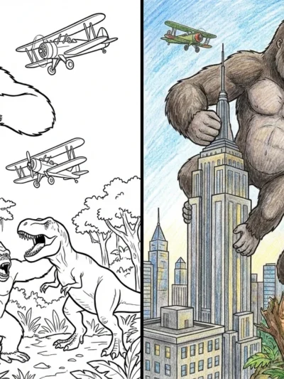 King Kong coloring pages
