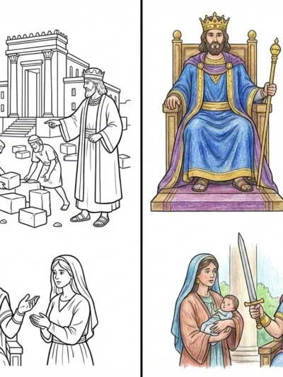 King Solomon coloring pages