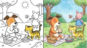 kipper coloring pages