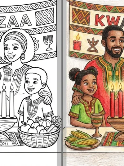 Kwanzaa coloring pages