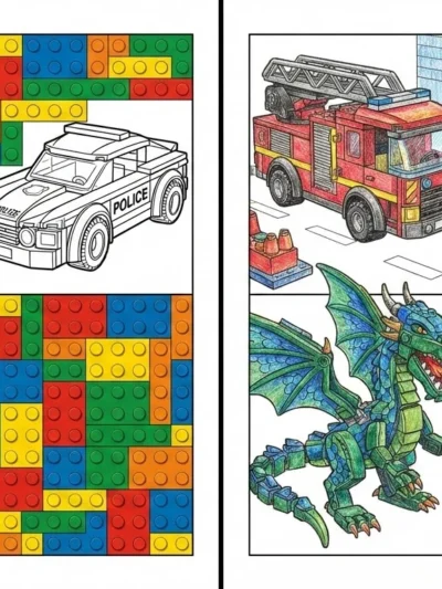 Lego coloring pages