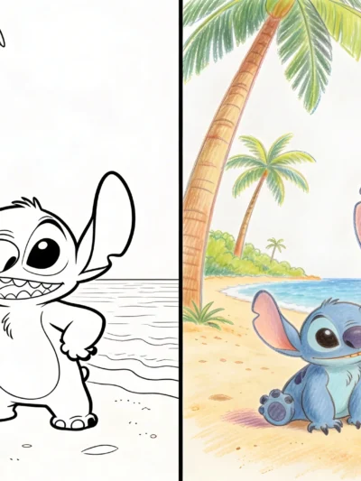 Lilo And Stitch coloring pages