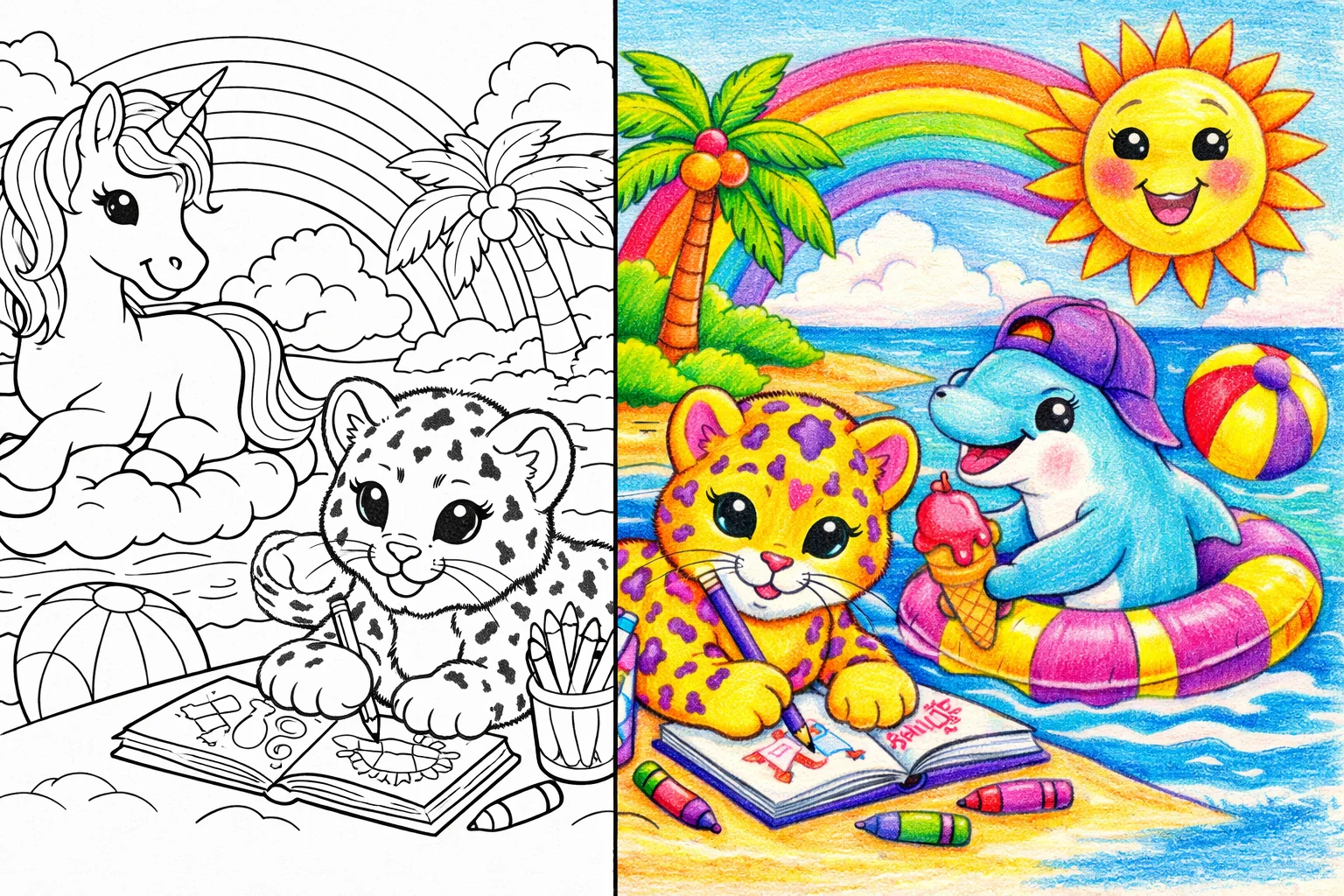 77 Lisa Frank Coloring Pages (Free PDFs)