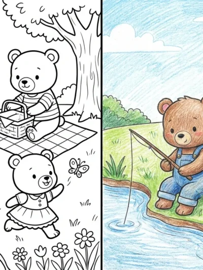 Little Bear coloring pages