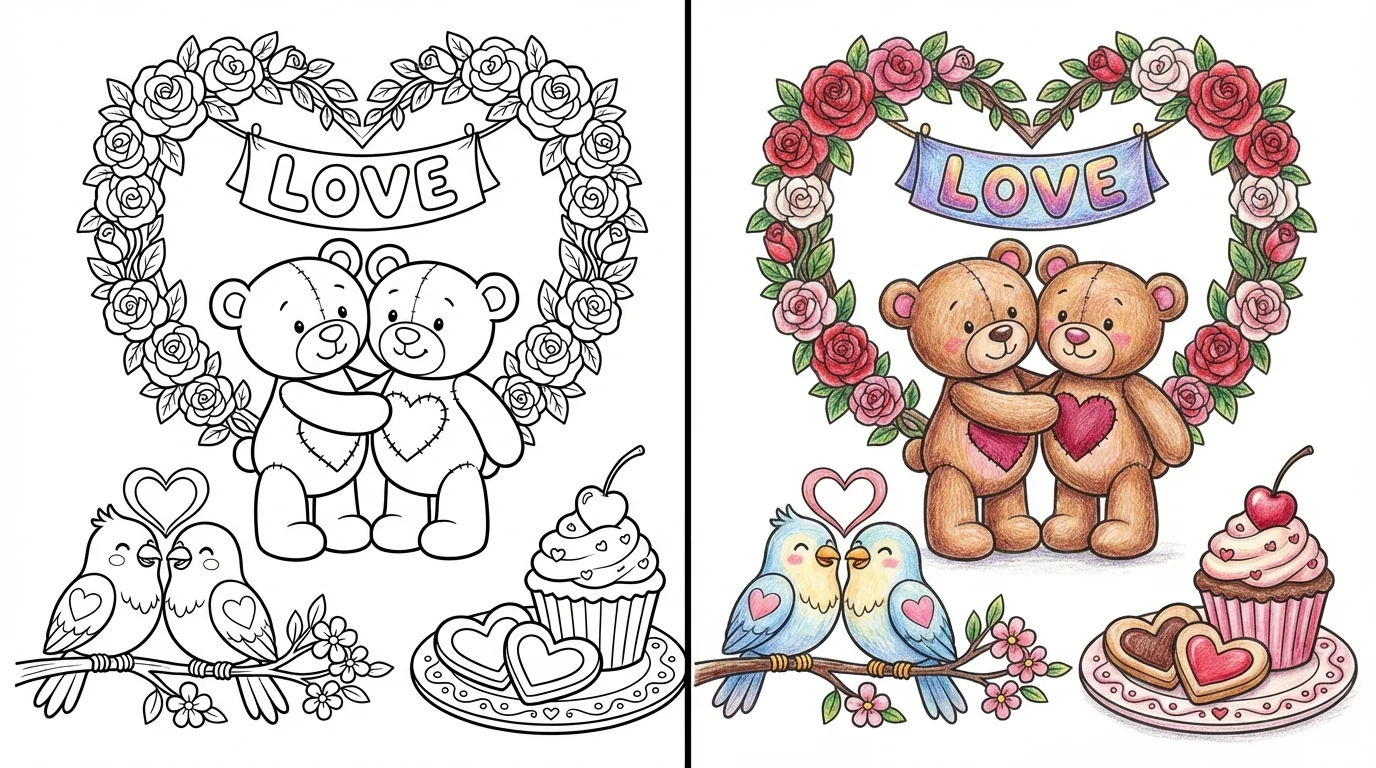 love coloring pages