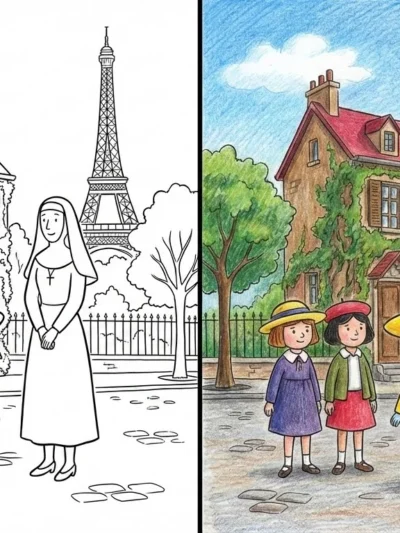 Madeline coloring pages