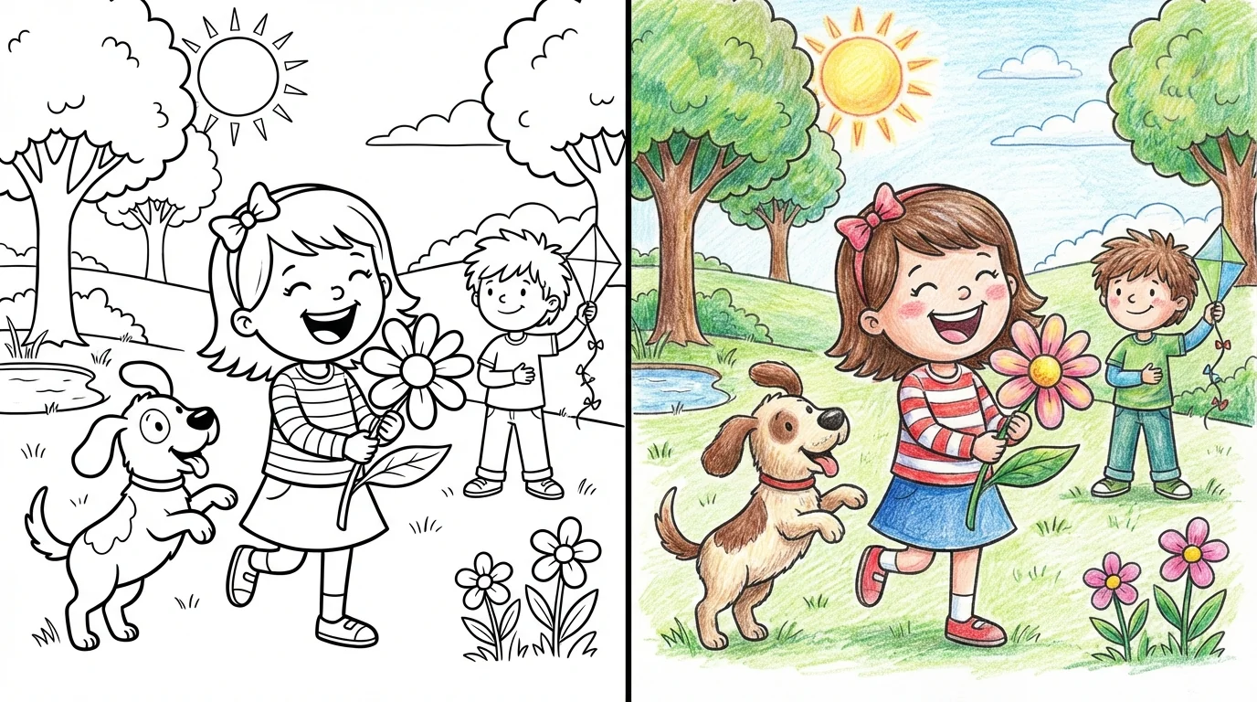 maggie coloring pages
