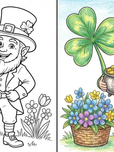 March coloring pages