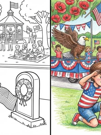 Memorial Day coloring pages