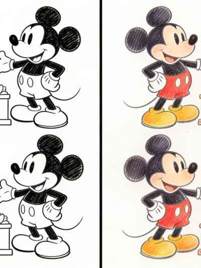 Mickey Mouse coloring pages