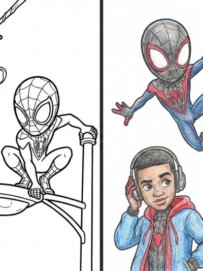 Miles Morales coloring pages