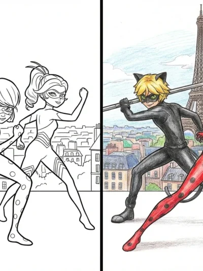 Miraculous Ladybug coloring pages