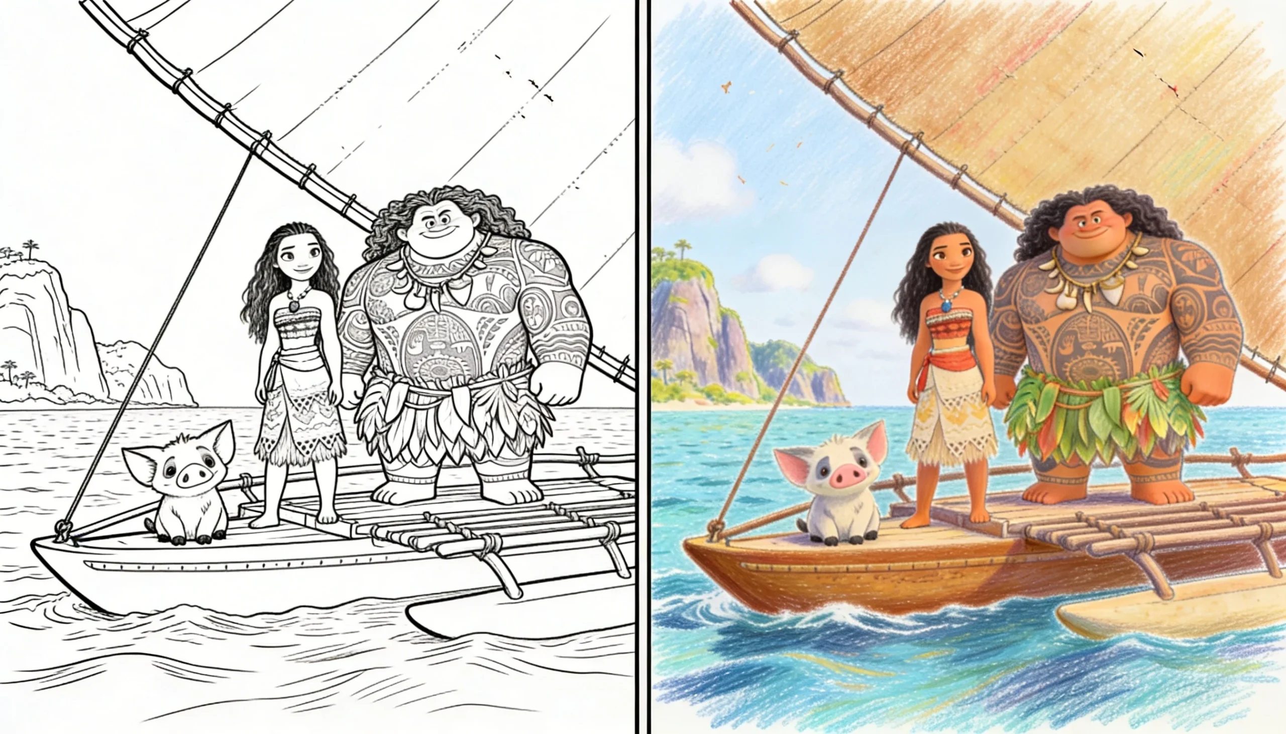 67 Moana Coloring Pages (Free PDFs)