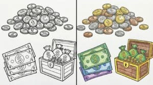money coloring pages