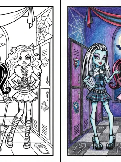 Monster High coloring pages