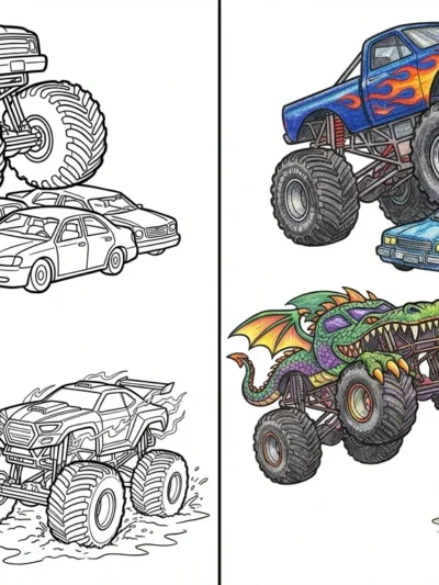Monster Truck coloring pages