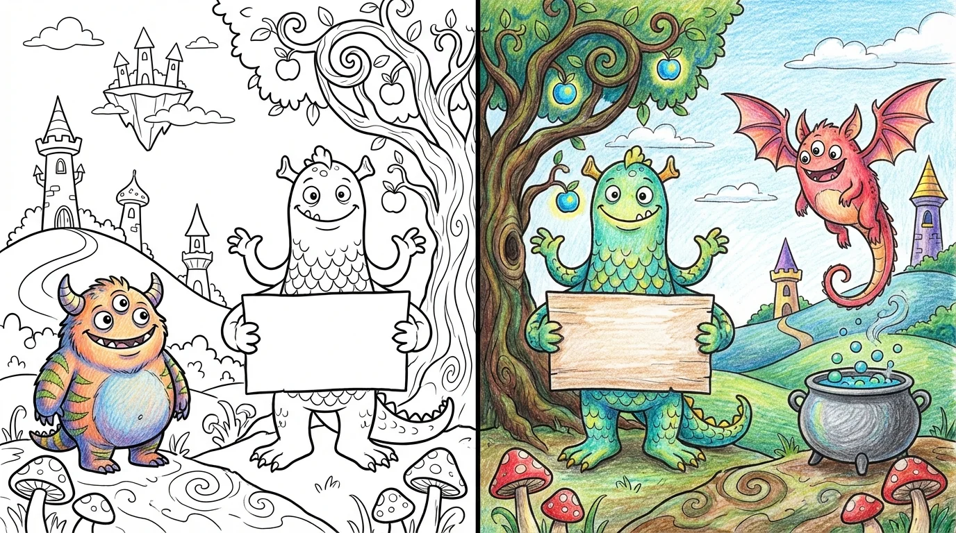 monster coloring pages