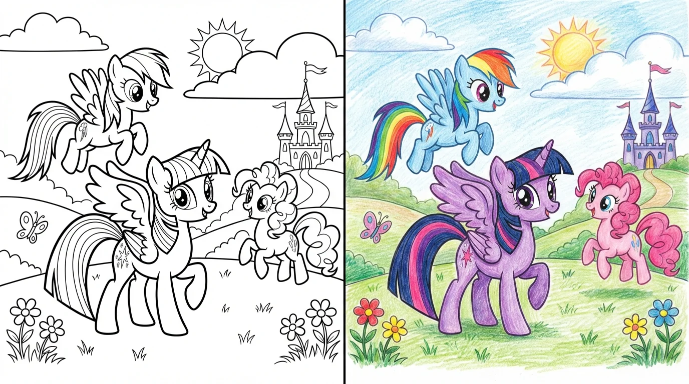 my little pony coloring pages