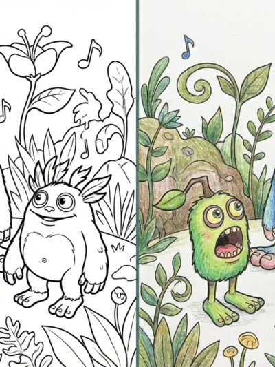 My Singing Monsters coloring pages