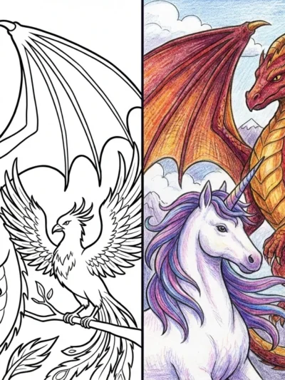 Mythical Creatures coloring pages