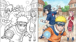 naruto coloring pages