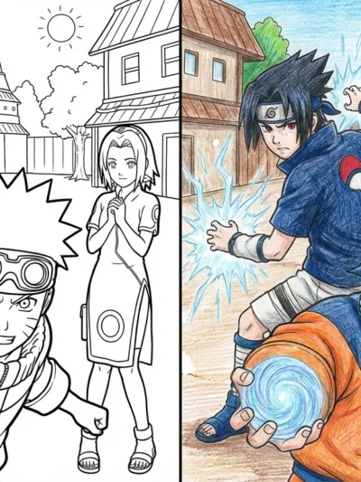 Naruto coloring pages
