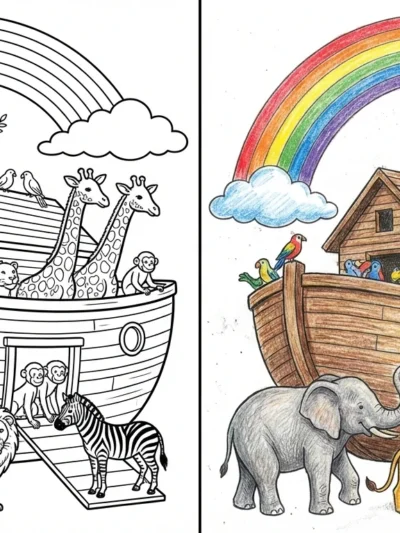 Noahs Ark coloring pages