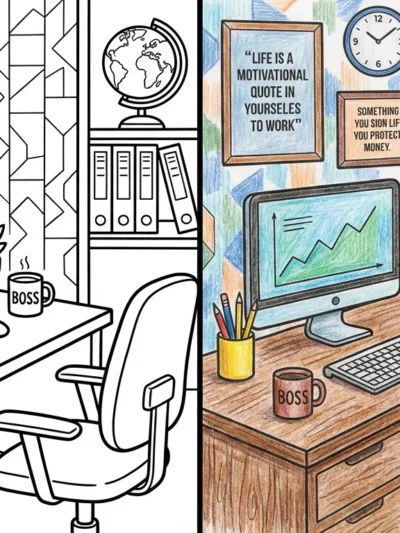 Office coloring pages