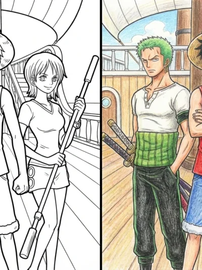 One Piece coloring pages
