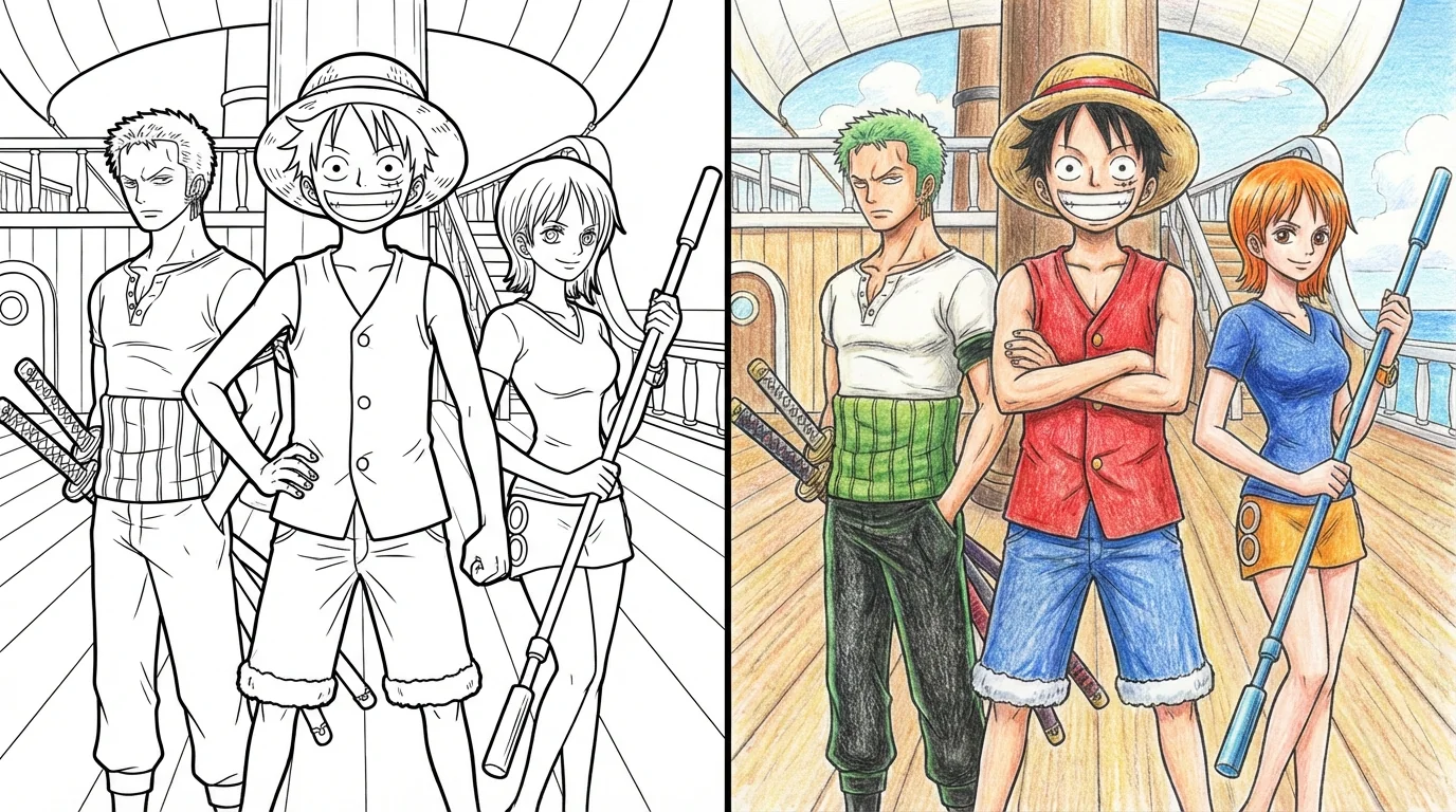 59 One Piece Coloring Pages (Free PDFs)