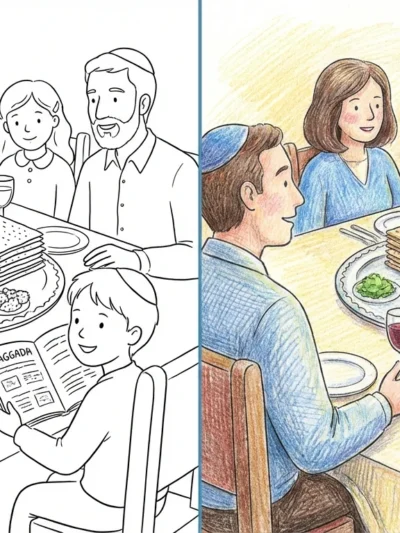 Passover coloring pages