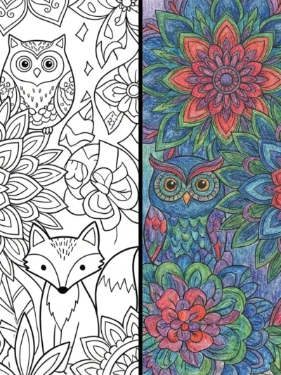 Patterns coloring pages