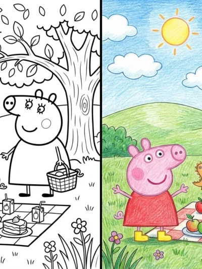 Peppa Pig coloring pages