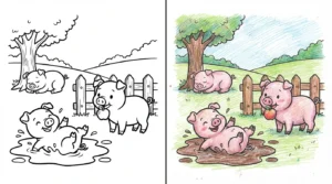 pig coloring pages