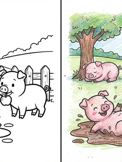 Pig coloring pages