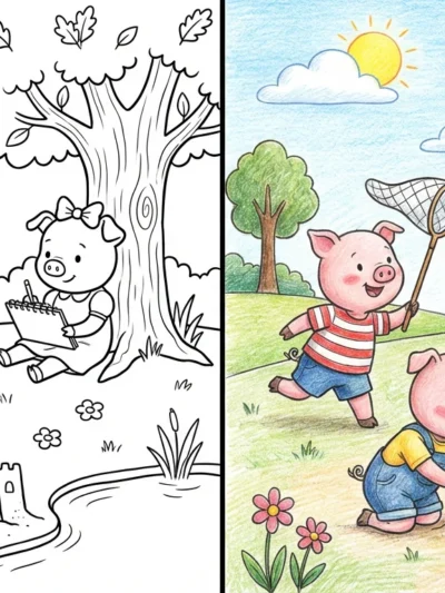 Piglet coloring pages
