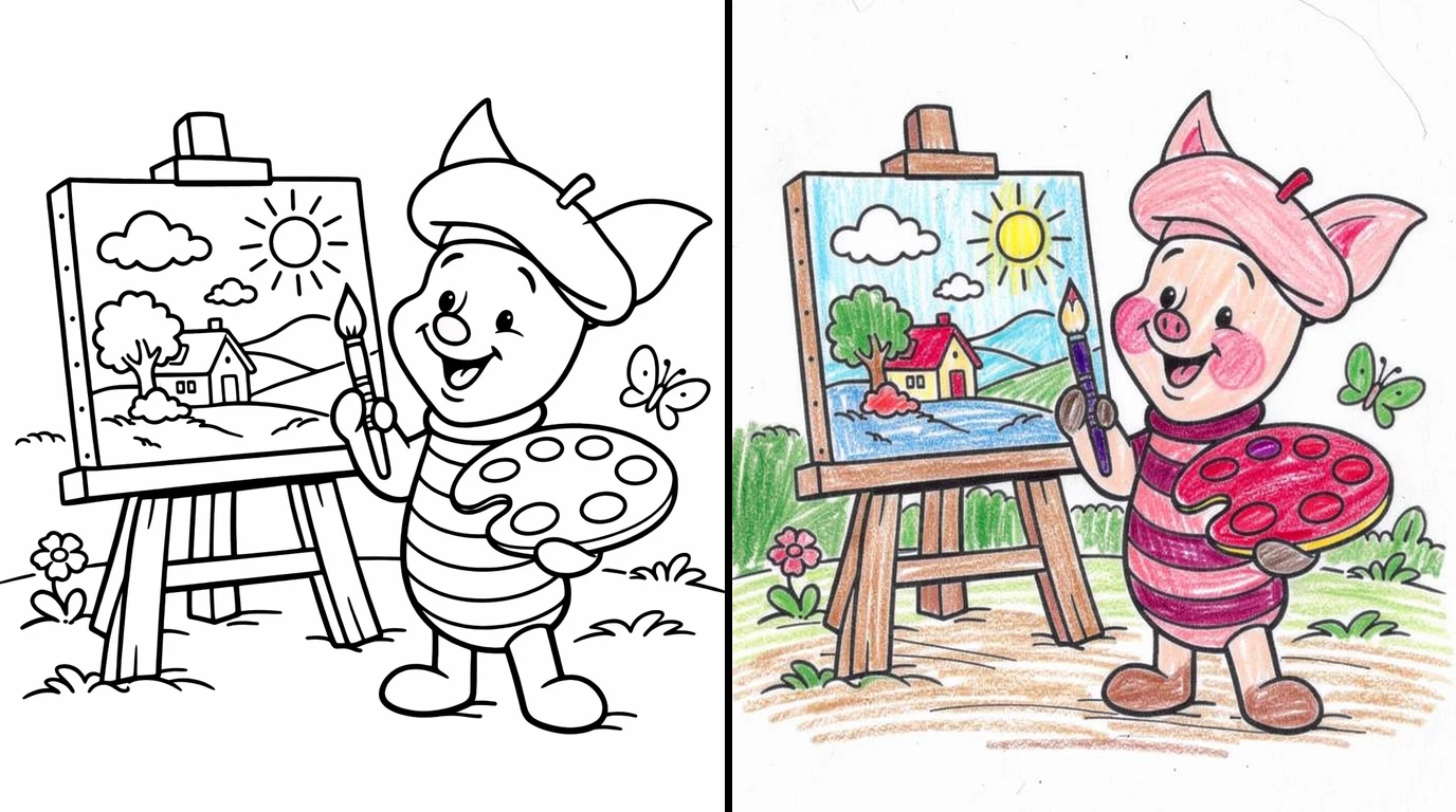 piglet coloring pages