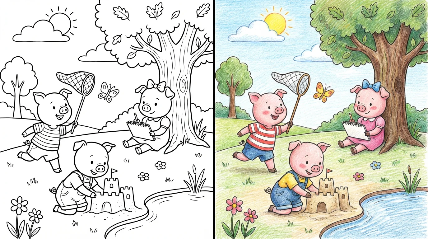 piglet coloring pages