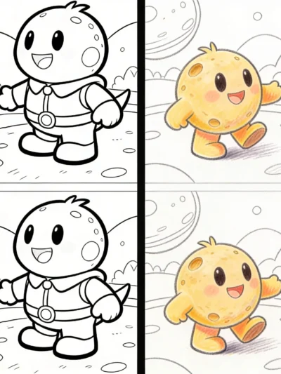 Pluto coloring pages