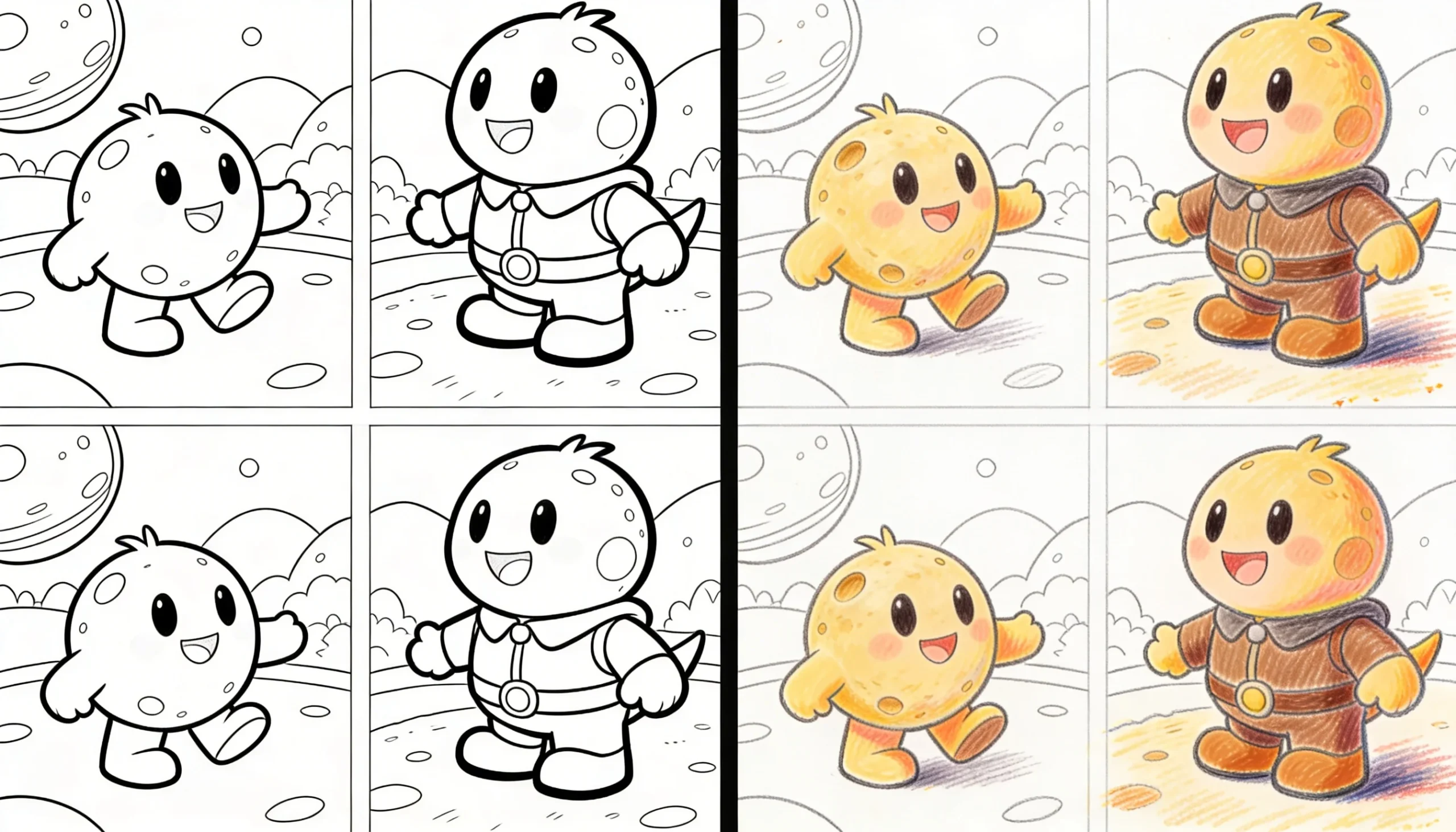 pluto coloring pages