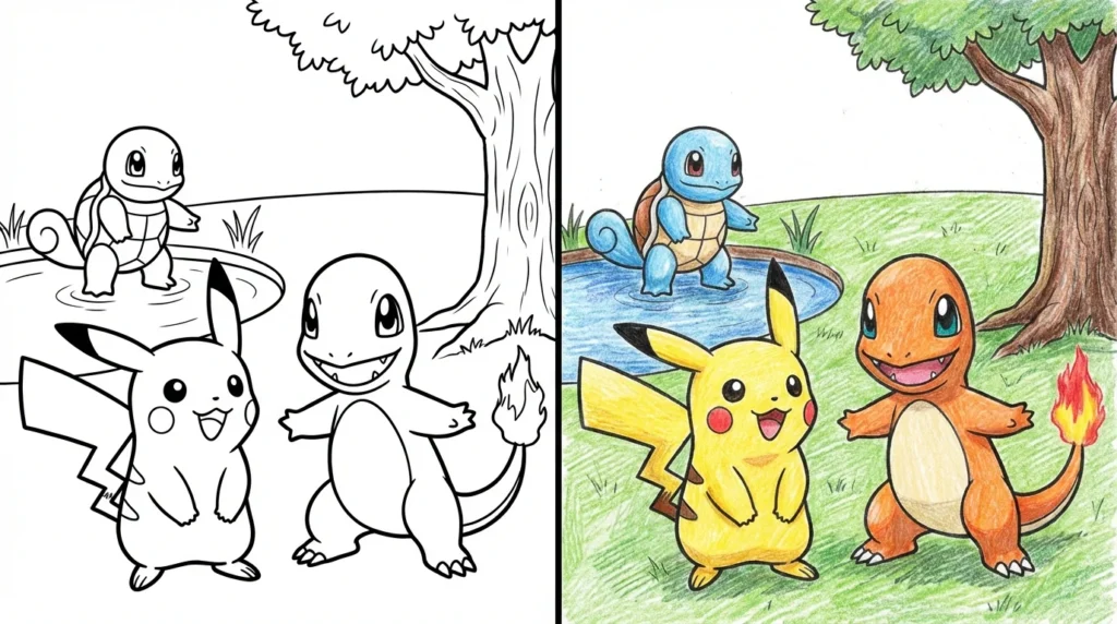 67 Pokemon Coloring Pages (Free PDFs) - ColoringBookFun