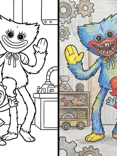 Poppy Playtime coloring pages