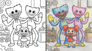 poppy playtime coloring pages