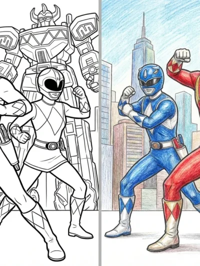 Power Rangers coloring pages